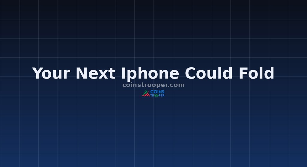 Your Next Iphone Could Fold