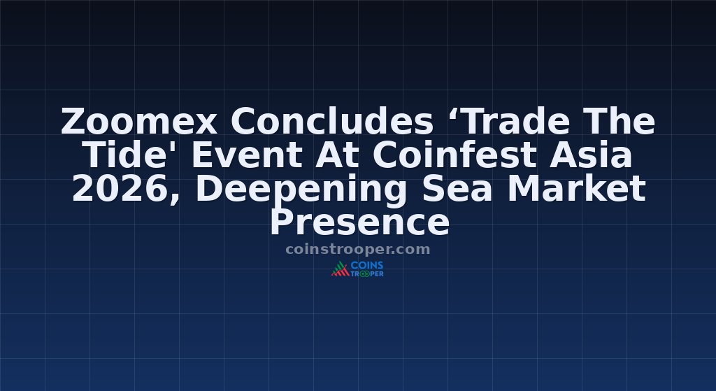 Zoomex Concludes ‘Trade The Tide' Event At Coinfest Asia 2026, Deepening Sea Market Presence
