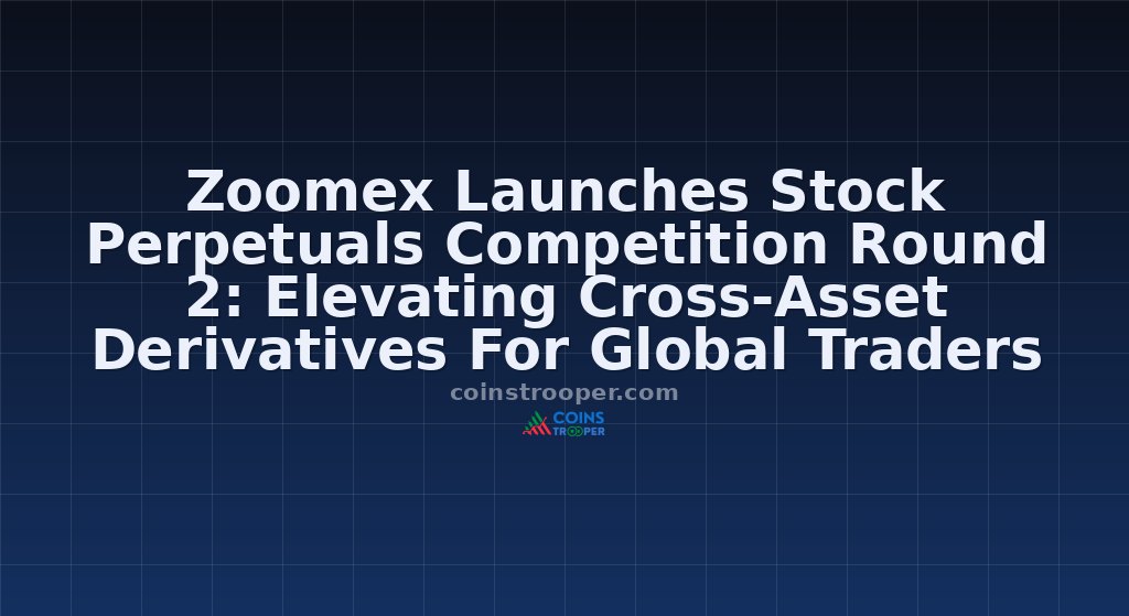 Zoomex Launches Stock Perpetuals Competition Round 2: Elevating Cross-Asset Derivatives For Global Traders