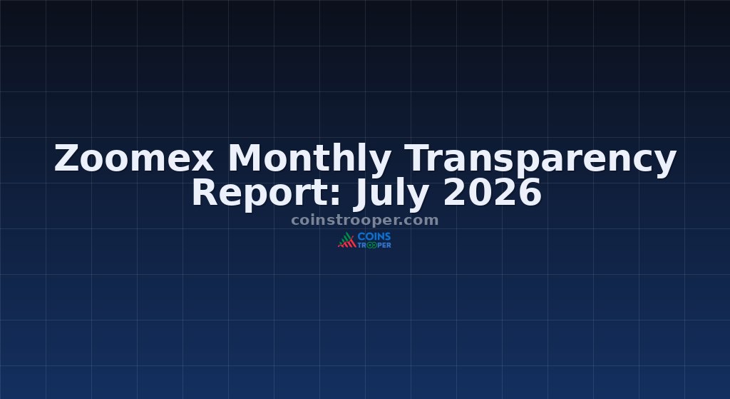 Zoomex Monthly Transparency Report: July 2026
