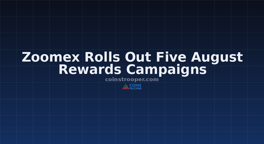Zoomex Rolls Out Five August Rewards Campaigns 