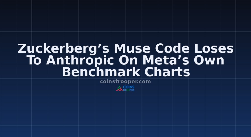 Zuckerberg’s Muse Code Loses To Anthropic On Meta’s Own Benchmark Charts