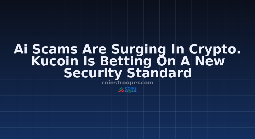 Ai Scams Are Surging In Crypto. Kucoin Is Betting On A New Security Standard
