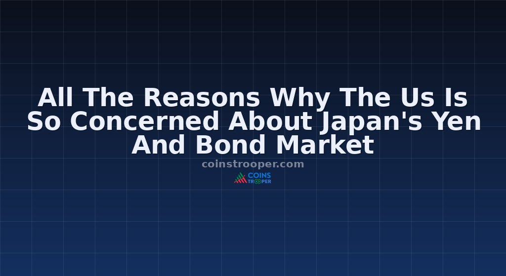 All The Reasons Why The Us Is So Concerned About Japan's Yen And Bond Market