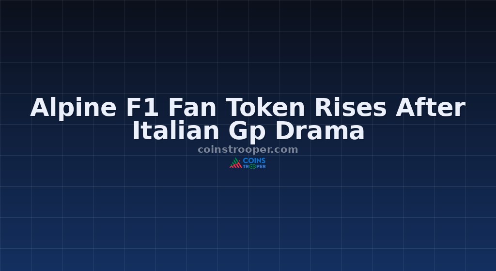 Alpine F1 Fan Token Rises After Italian Gp Drama