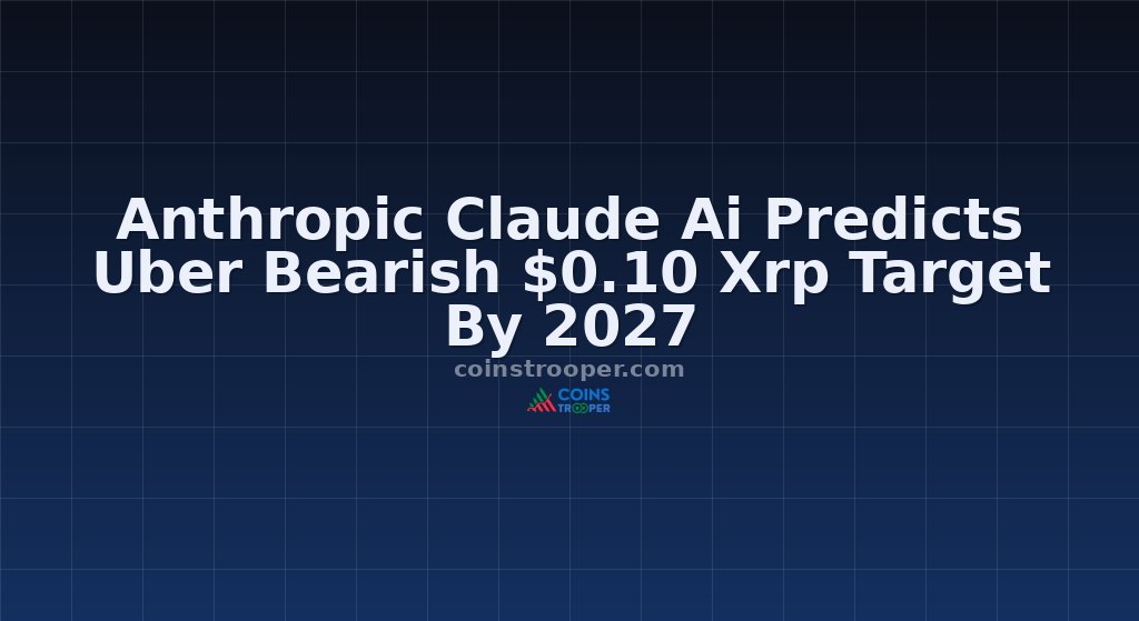 Anthropic Claude Ai Predicts Uber Bearish $0.10 Xrp Target By 2027