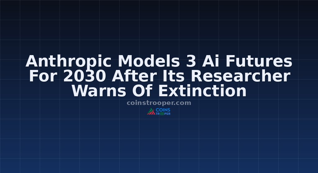 Anthropic Models 3 Ai Futures For 2030 After Its Researcher Warns Of Extinction
