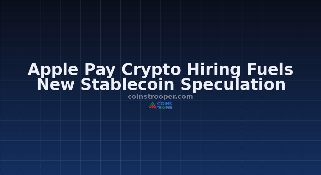 Apple Pay Crypto Hiring Fuels New Stablecoin Speculation
