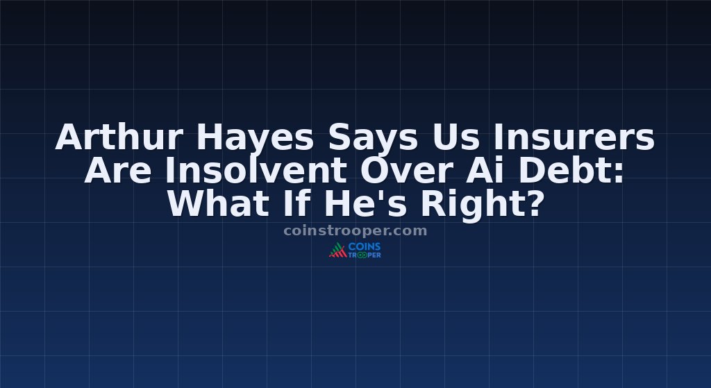 Arthur Hayes Says Us Insurers Are Insolvent Over Ai Debt: What If He's Right?