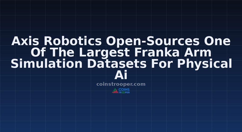 Axis Robotics Open-Sources One Of The Largest Franka Arm Simulation Datasets For Physical Ai