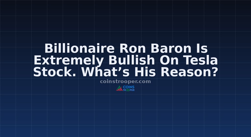 Billionaire Ron Baron Is Extremely Bullish On Tesla Stock. What’s His Reason?
