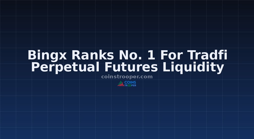 Bingx Ranks No. 1 For Tradfi Perpetual Futures Liquidity