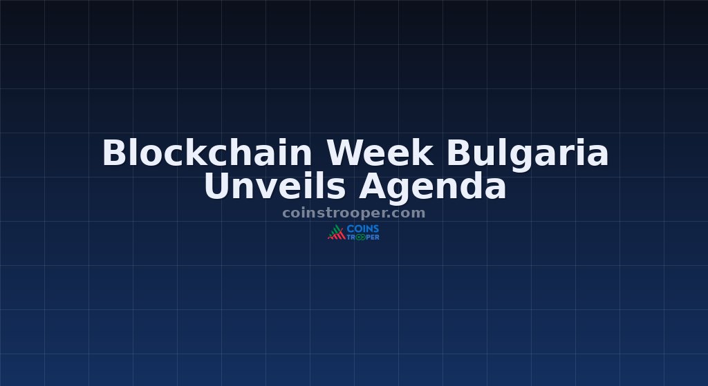 Blockchain Week Bulgaria Unveils Agenda