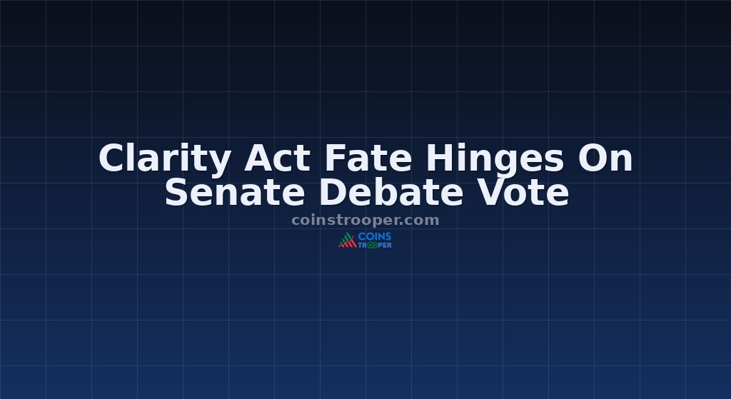 Clarity Act Fate Hinges On Senate Debate Vote