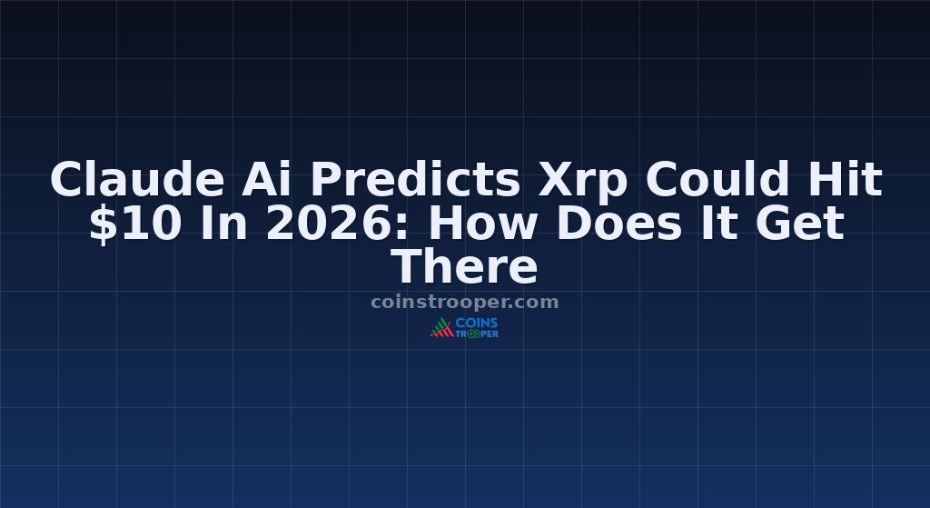 Claude Ai Predicts Xrp Could Hit $10 In 2026: How Does It Get There