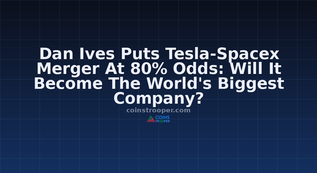 Dan Ives Puts Tesla-Spacex Merger At 80% Odds: Will It Become The World's Biggest Company?