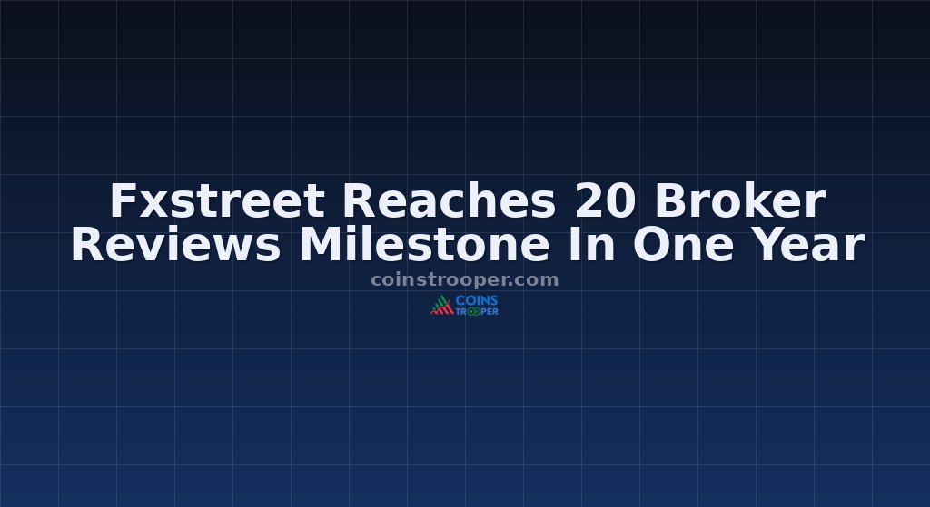 Fxstreet Reaches 20 Broker Reviews Milestone In One Year