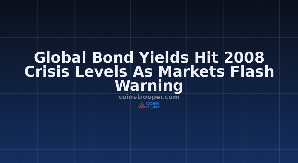 Global Bond Yields Hit 2008 Crisis Levels As Markets Flash Warning