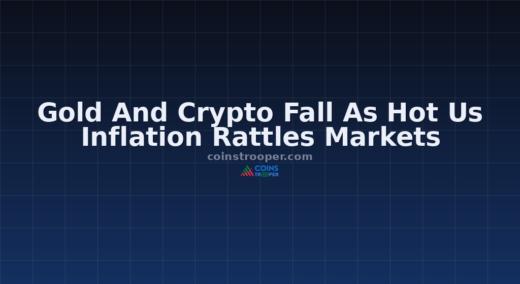 Gold And Crypto Fall As Hot Us Inflation Rattles Markets