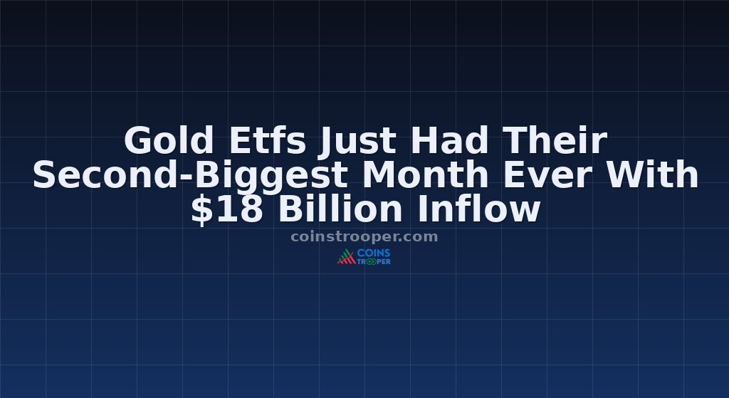 Gold Etfs Just Had Their Second-Biggest Month Ever With $18 Billion Inflow