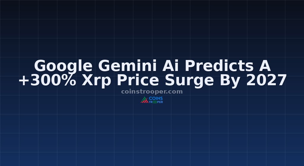 Google Gemini Ai Predicts A +300% Xrp Price Surge By 2027
