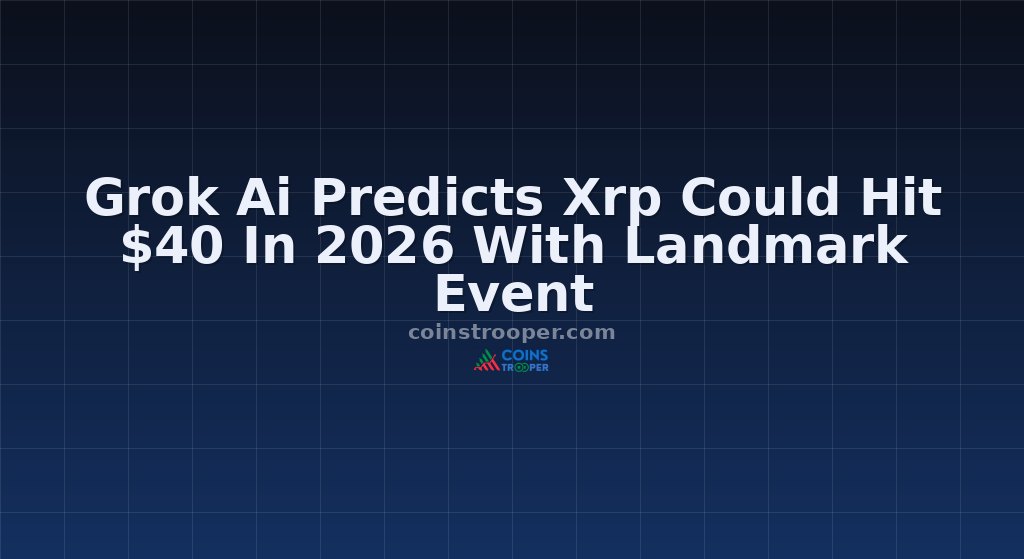 Grok Ai Predicts Xrp Could Hit $40 In 2026 With Landmark Event