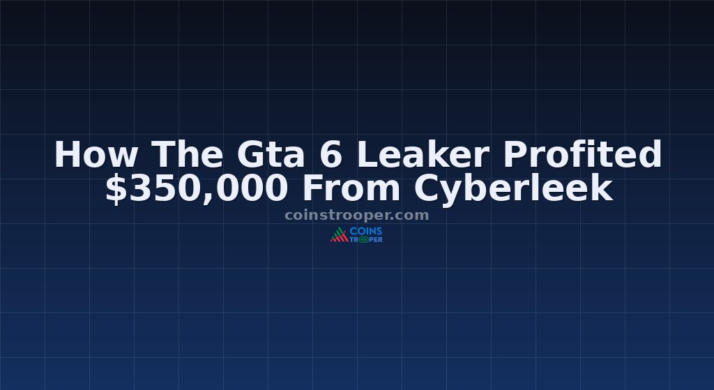 How The Gta 6 Leaker Profited $350,000 From Cyberleek