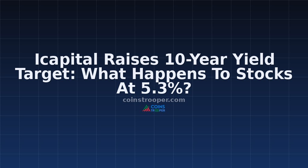 Icapital Raises 10-Year Yield Target: What Happens To Stocks At 5.3%?