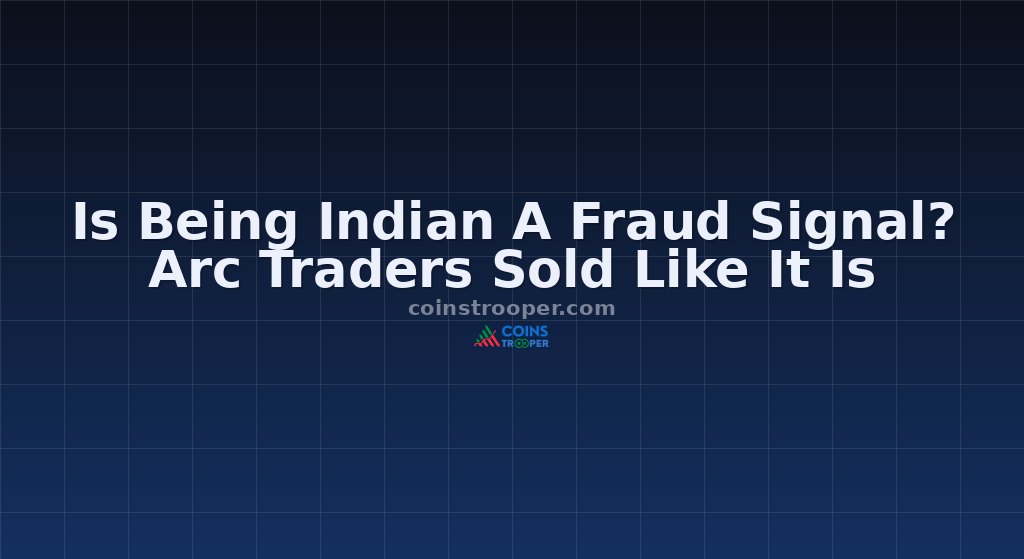 Is Being Indian A Fraud Signal? Arc Traders Sold Like It Is