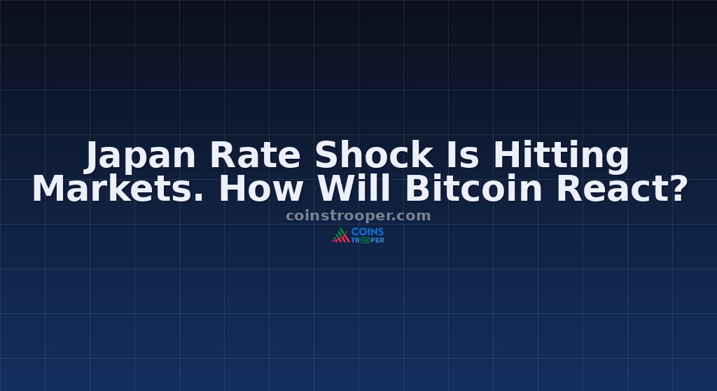 Japan Rate Shock Is Hitting Markets. How Will Bitcoin React?