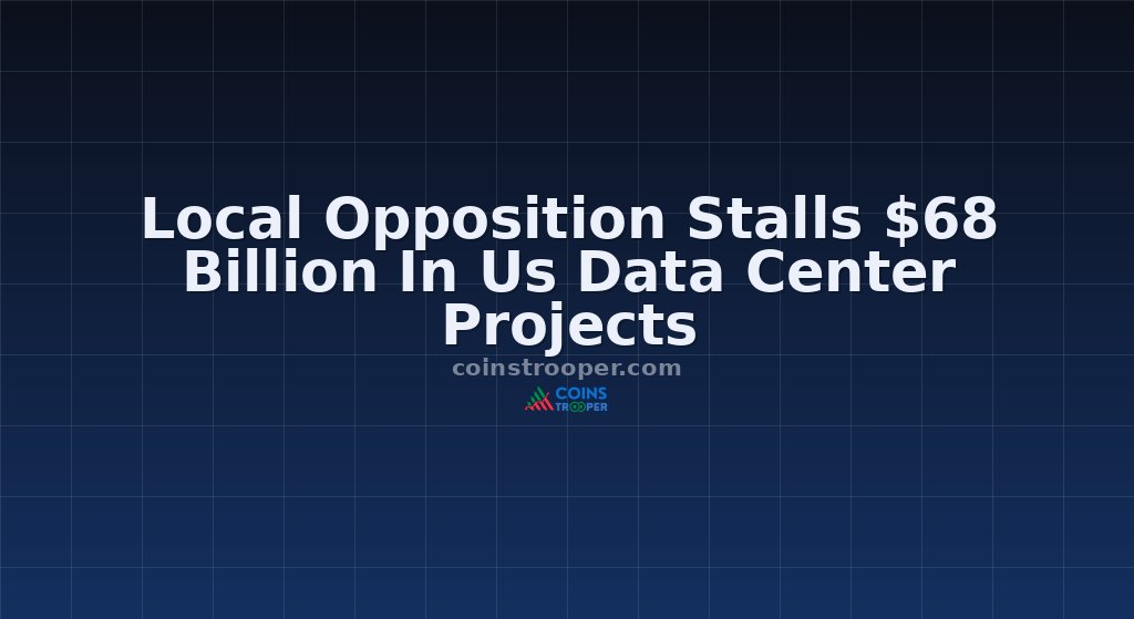 Local Opposition Stalls $68 Billion In Us Data Center Projects
