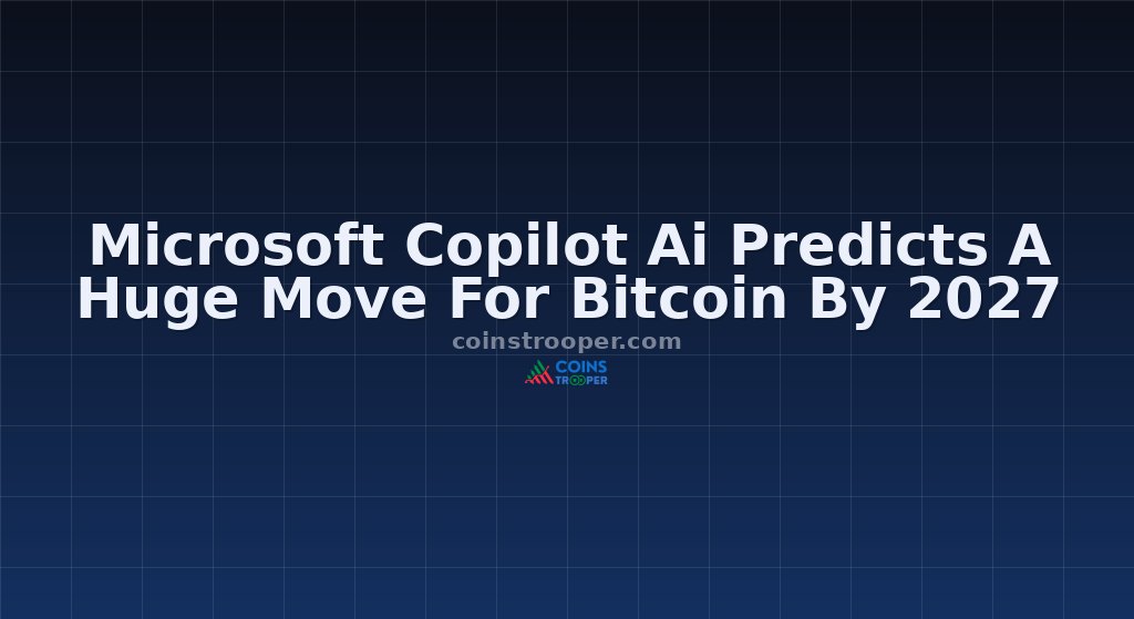 Microsoft Copilot Ai Predicts A Huge Move For Bitcoin By 2027