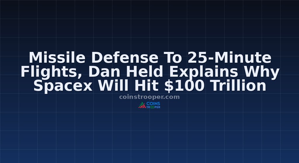 Missile Defense To 25-Minute Flights, Dan Held Explains Why Spacex Will Hit $100 Trillion