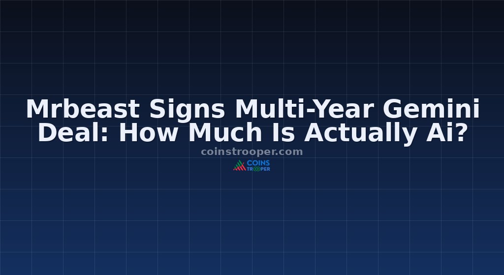 Mrbeast Signs Multi-Year Gemini Deal: How Much Is Actually Ai?