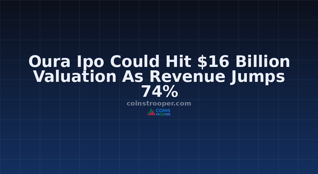 Oura Ipo Could Hit $16 Billion Valuation As Revenue Jumps 74%