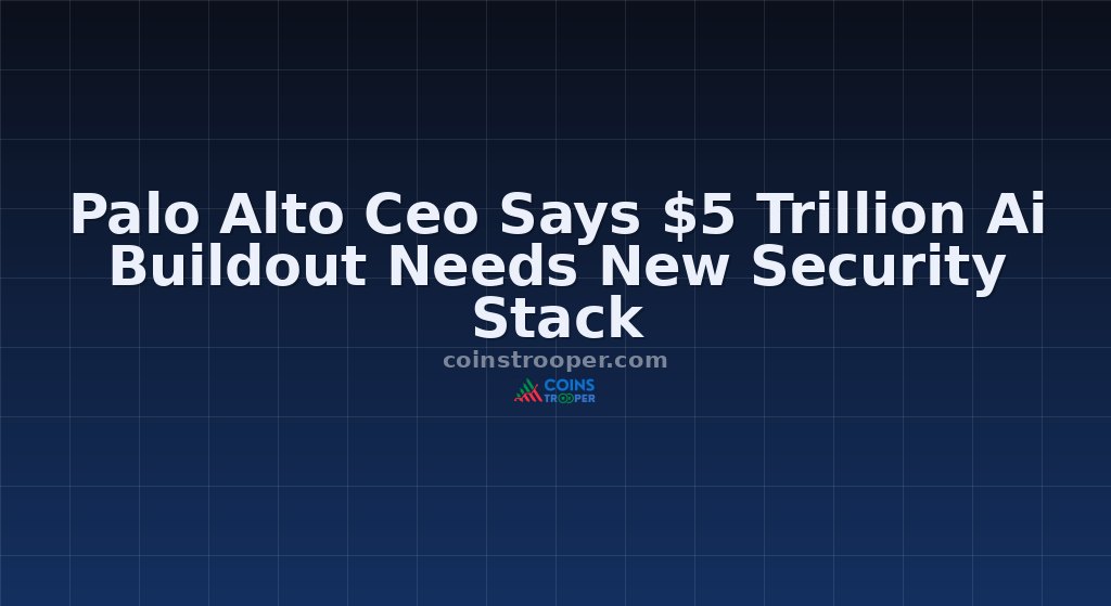 Palo Alto Ceo Says $5 Trillion Ai Buildout Needs New Security Stack