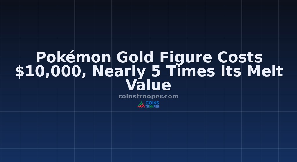 Pokémon Gold Figure Costs $10,000, Nearly 5 Times Its Melt Value