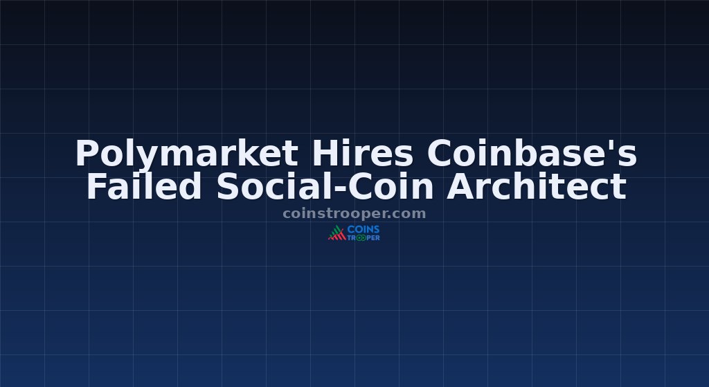 Polymarket Hires Coinbase's Failed Social-Coin Architect