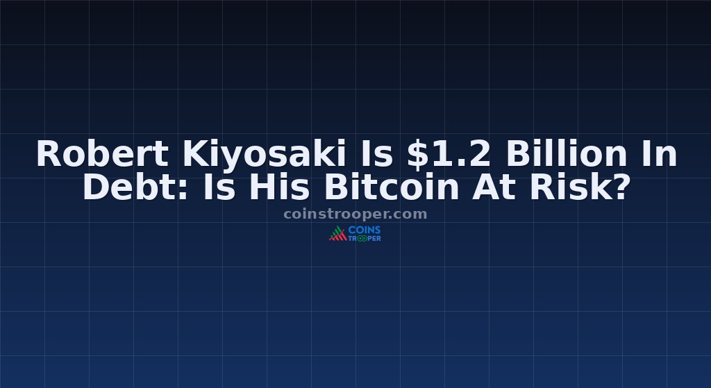 Robert Kiyosaki Is $1.2 Billion In Debt: Is His Bitcoin At Risk?