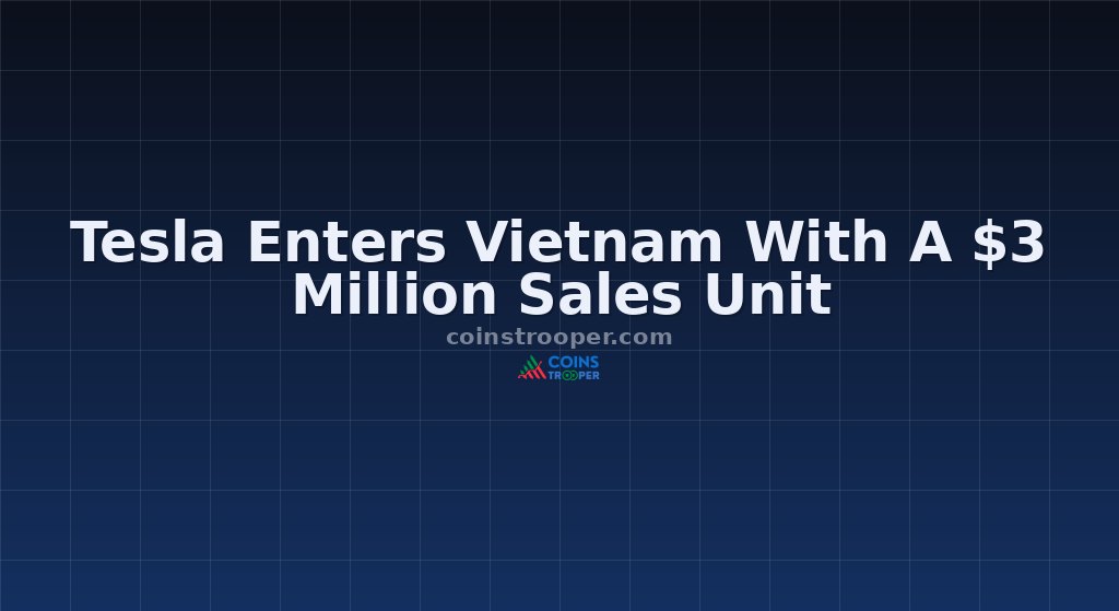 Tesla Enters Vietnam With A $3 Million Sales Unit