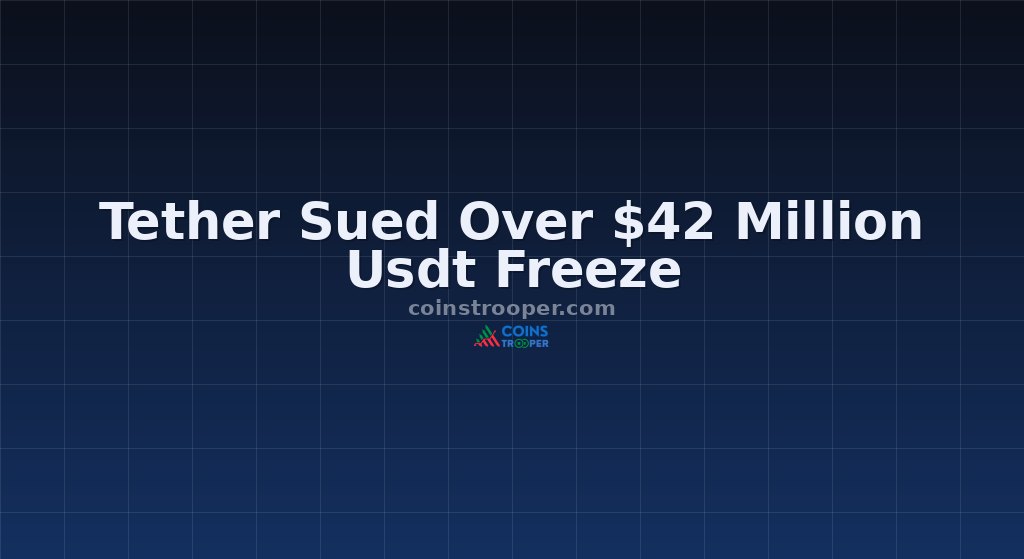 Tether Sued Over $42 Million Usdt Freeze