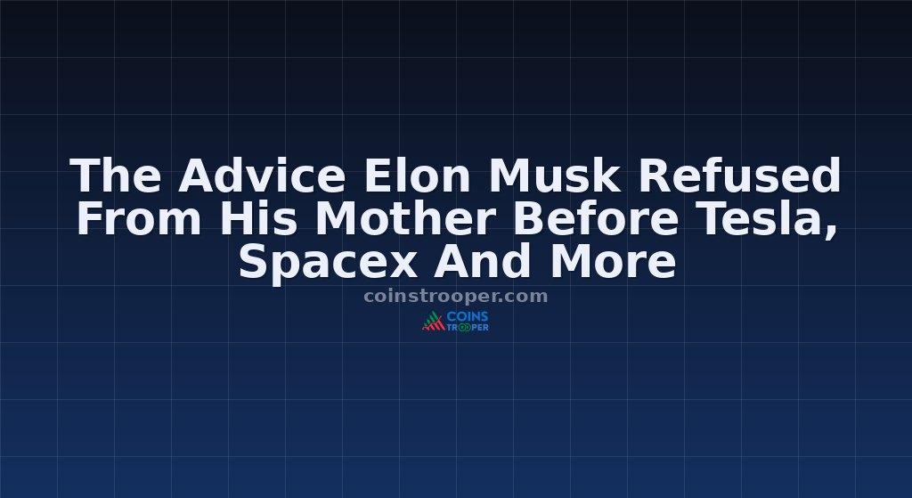 The Advice Elon Musk Refused From His Mother Before Tesla, Spacex And More