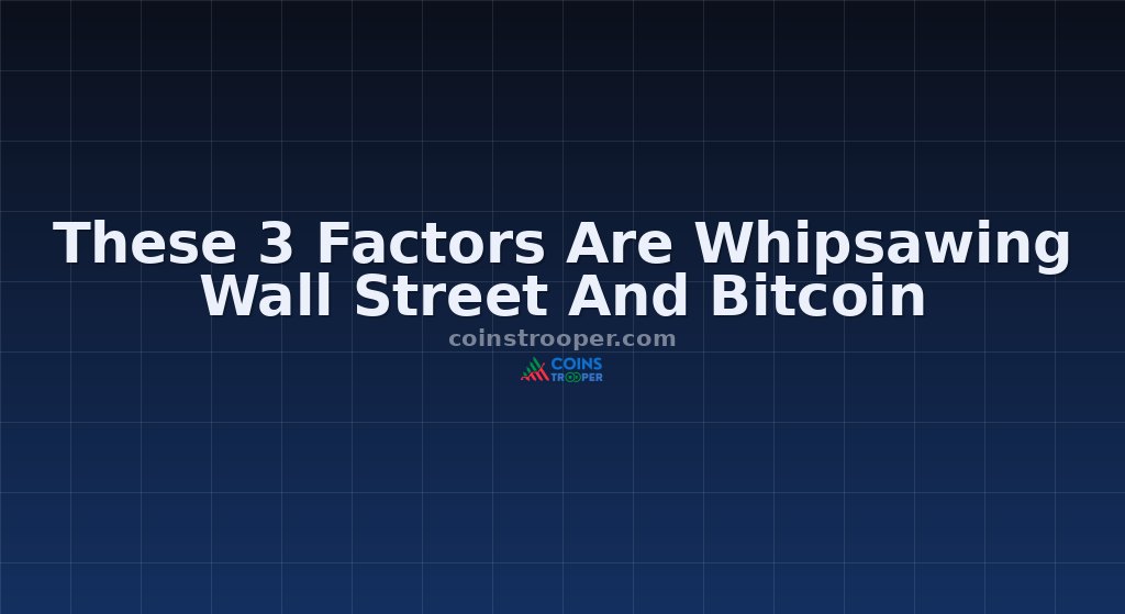 These 3 Factors Are Whipsawing Wall Street And Bitcoin