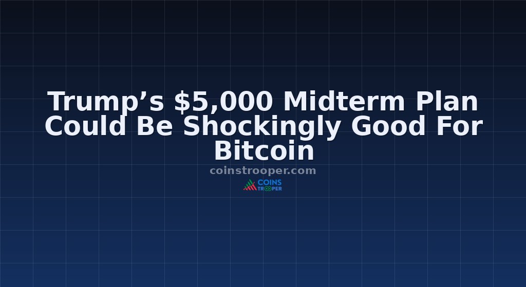 Trump’s $5,000 Midterm Plan Could Be Shockingly Good For Bitcoin