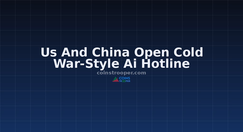 Us And China Open Cold War-Style Ai Hotline