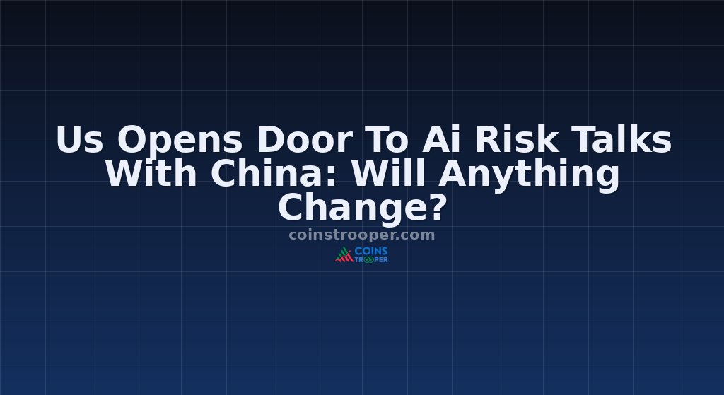 Us Opens Door To Ai Risk Talks With China: Will Anything Change?
