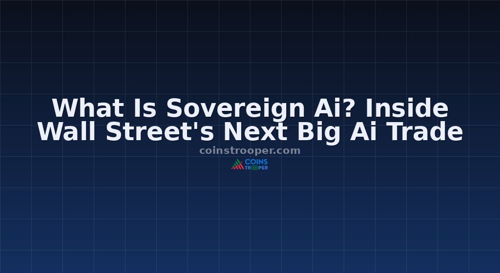 What Is Sovereign Ai? Inside Wall Street's Next Big Ai Trade