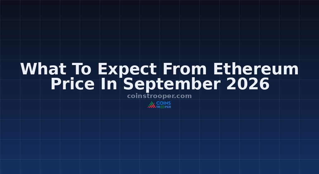 What To Expect From Ethereum Price In September 2026