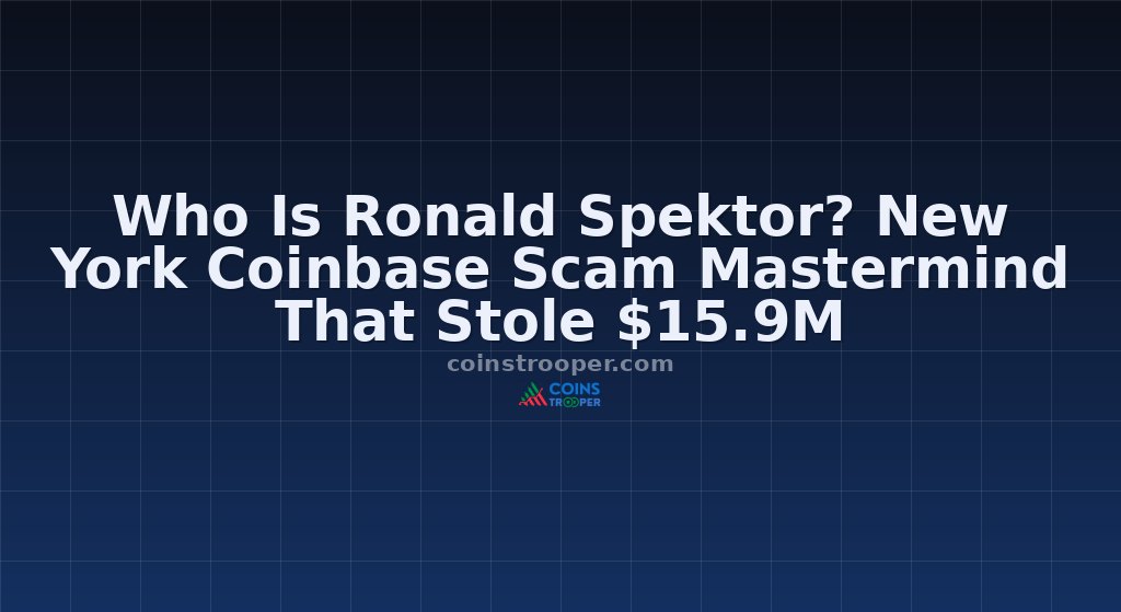 Who Is Ronald Spektor? New York Coinbase Scam Mastermind That Stole $15.9M