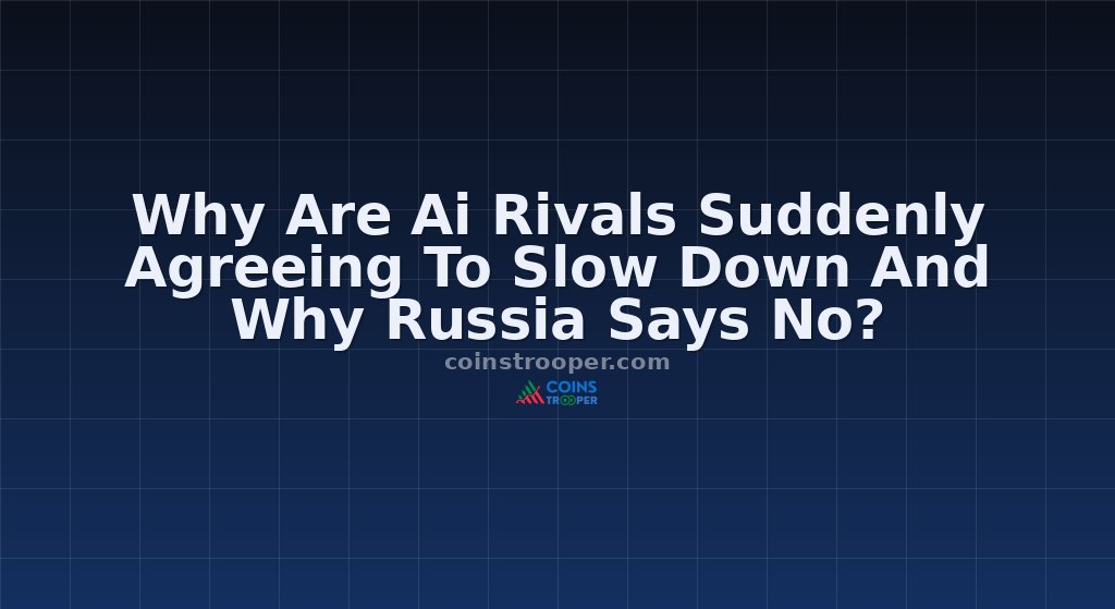 Why Are Ai Rivals Suddenly Agreeing To Slow Down And Why Russia Says No?